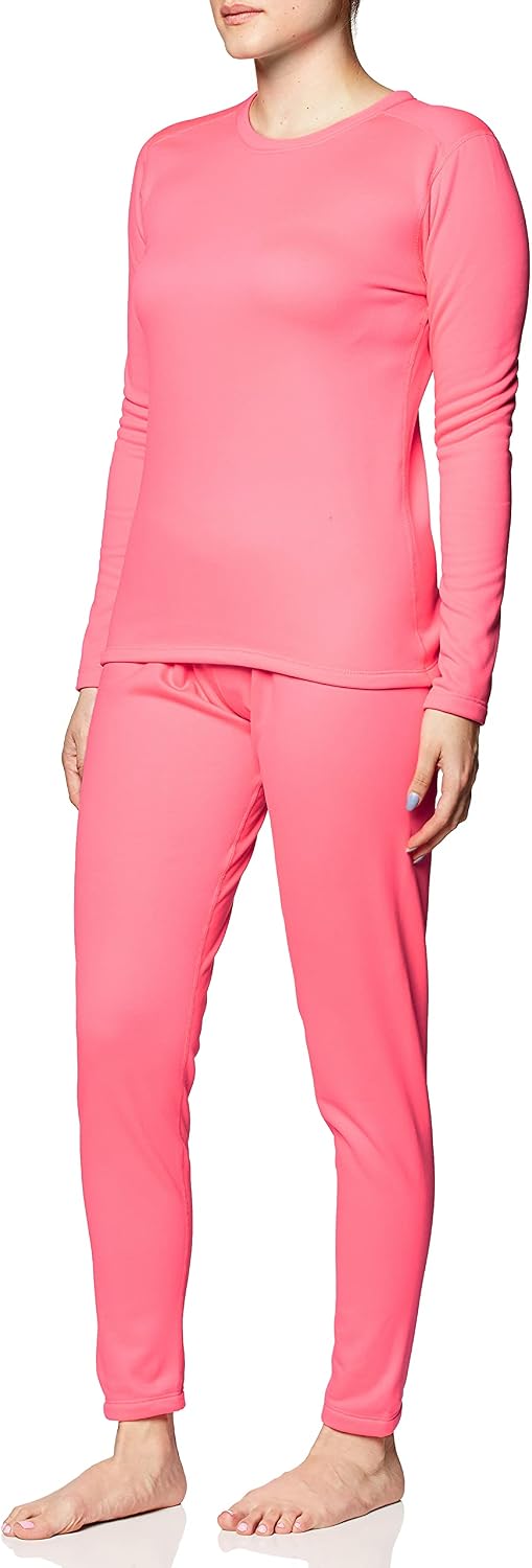 Fruit of the Loom Women's Fleece Lined Thermal Underwear Set