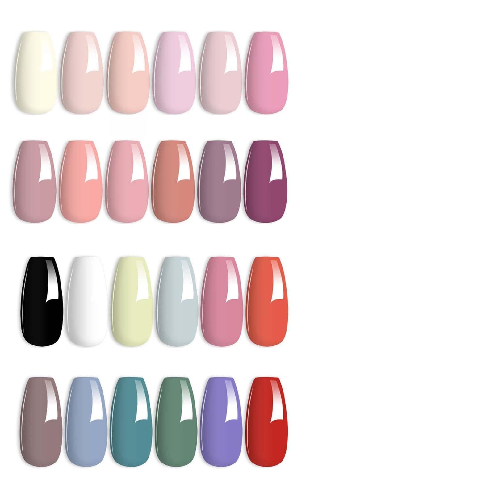 Set de Nail Art pour débutants Plus 20couleurs 8ml Lampe Uv A Vernis Lampe Uv De Manucure Onglerie Electromenager outils manucure