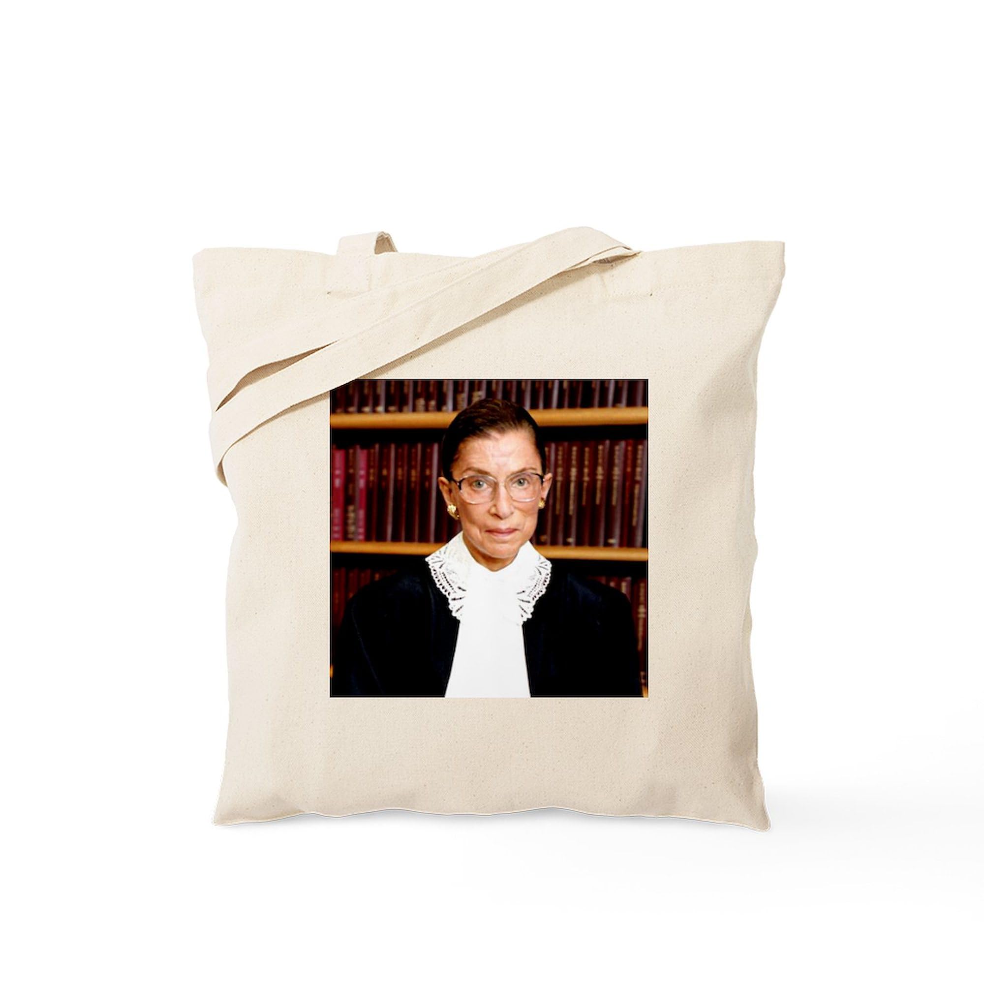CafePress Notorious RBG Tote Bag - Ruth Bader Ginsburg Natural Canvas Reusable Shopping Bag