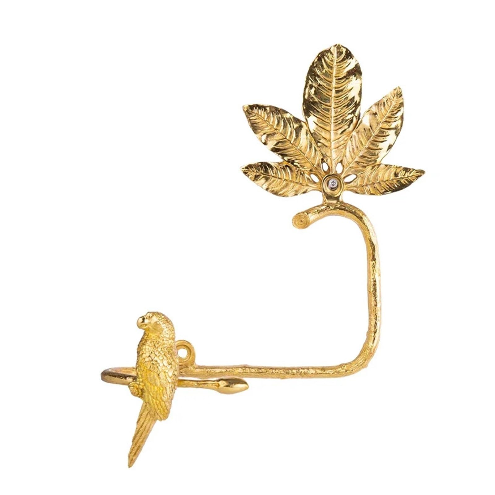 Brass Curtain Hook Bird Wall Decorative Hook for Curtain Storage Rack Holder
