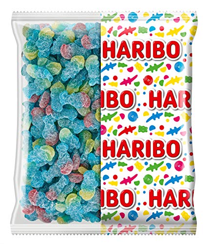 HARIBO, Les Schtroumpfs Pik Bonbons Gélifiés et acidulés Sachet Vrac 2 kg