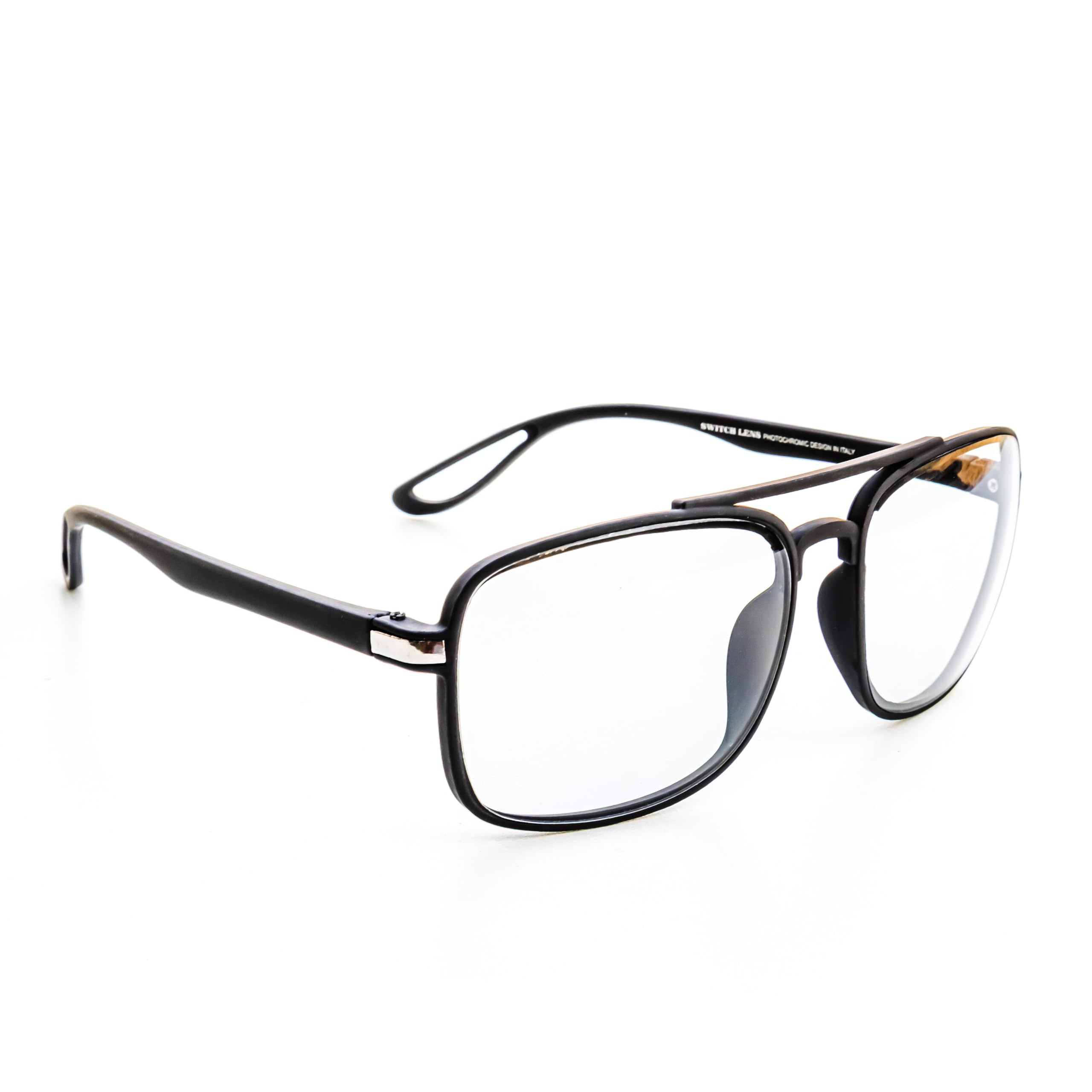 Rectangular Photochromatic Sunglasses with UV Protection, Polarized Lenses, Black Frame-image-41