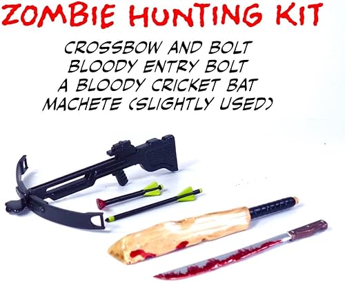 Miniatura 5 de Ataúd of Cruelty - Juego de accesorios de más de 30 piezas para figuras de acción a escala 1:12 (seis y siete pulgadas). Incluye ataúd, armas y