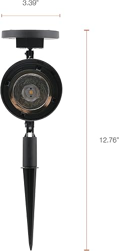 Miniatura 7 de Sylvania 62217 - Luz solar de 13 pulgadas con sensor de luz diurna, LED, 5 lúmenes, 3000 K, blanco cálido, acabado negro, paquete de 4