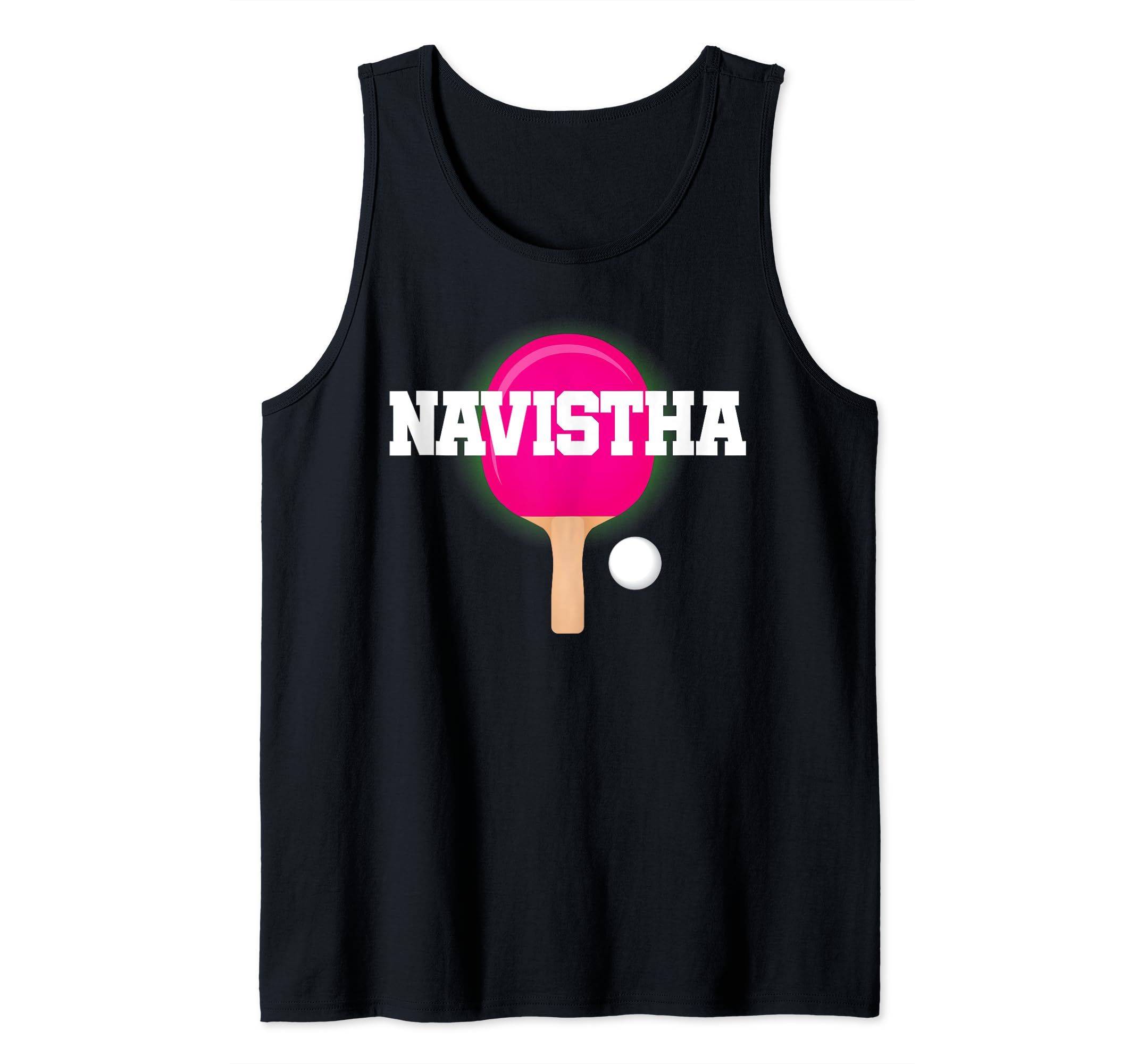Navistha Name Girls Table Tennis Ping Pong Game Racket Sport Tank Top