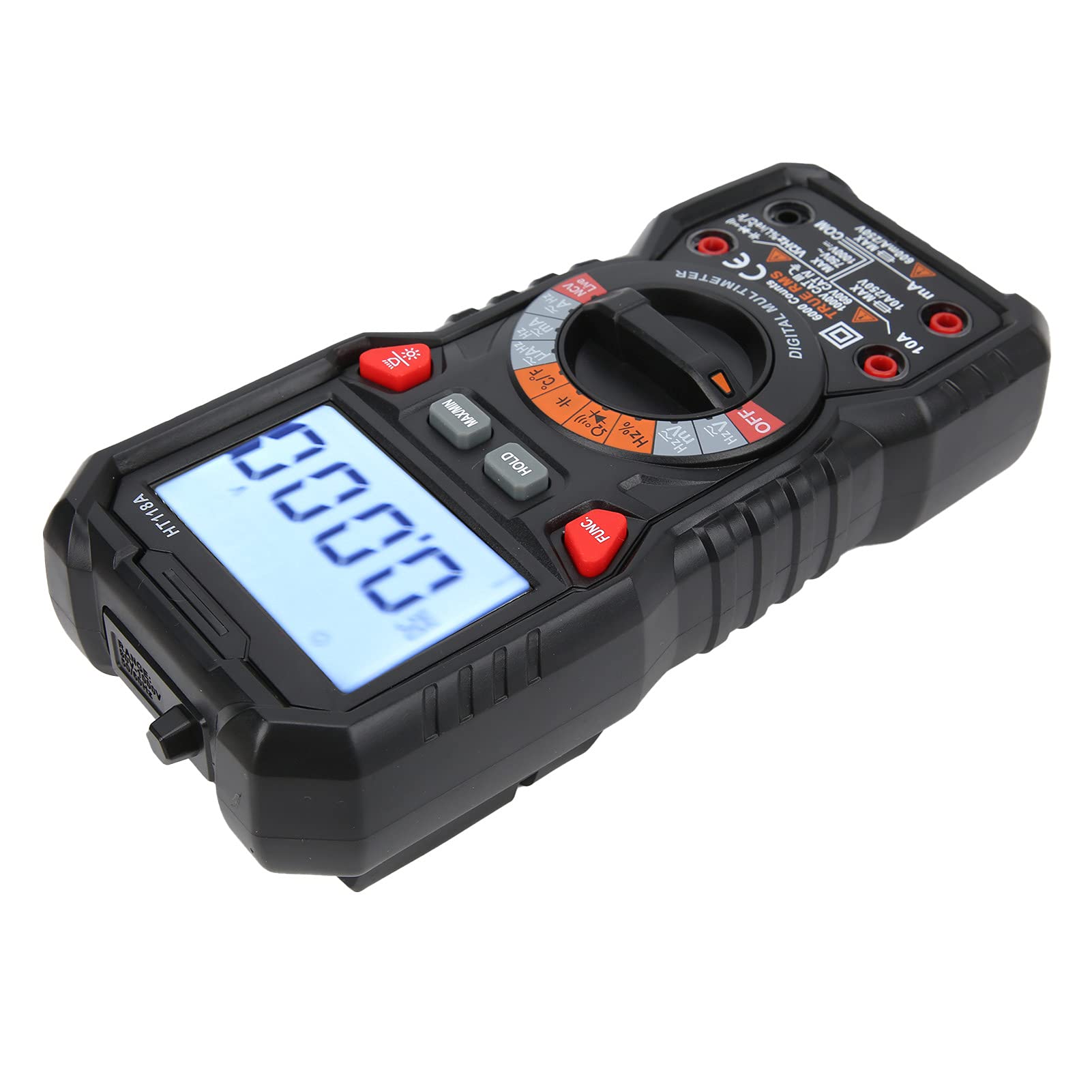 HT118a Multimetro Digitale Gamma Automatica Tester di Tensione Senza Contatto Tester Multimetro Per Tensione, Corrente, Resistenza, Capacità, Frequenza