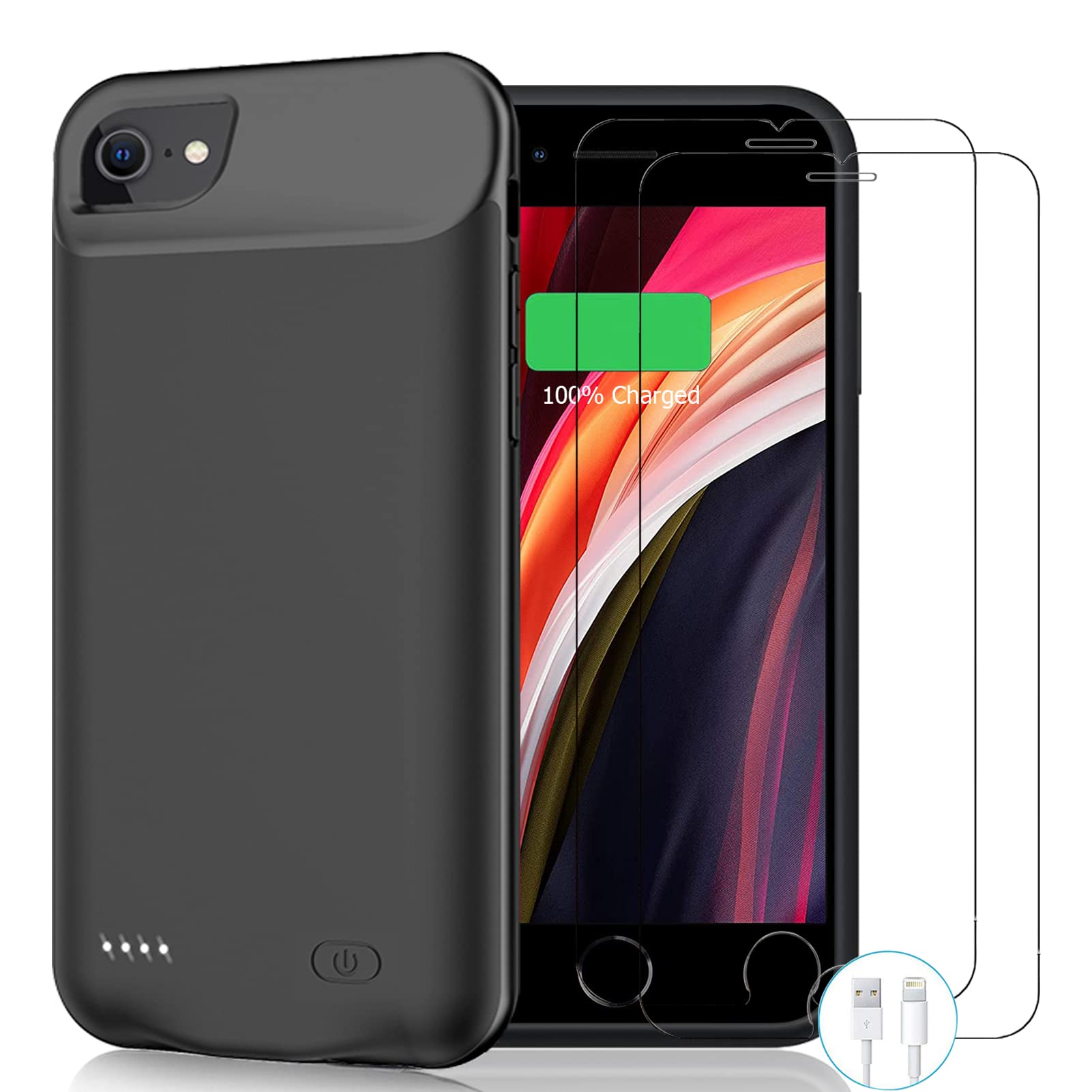 Amazon.com: Battery Case for iPhone 8/7/6S/6/SE 2020/SE 3
