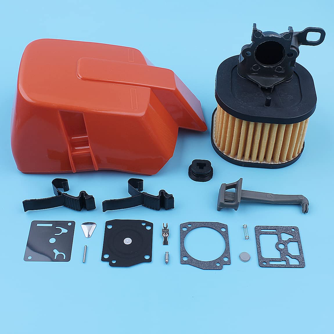 Górna pokrywa filtra powietrza zestaw adapterów wlotowych dla 372XP 365 362 371 372 Chainsaw 503 81 77-01 wymiana części zamiennych (części zamienne)