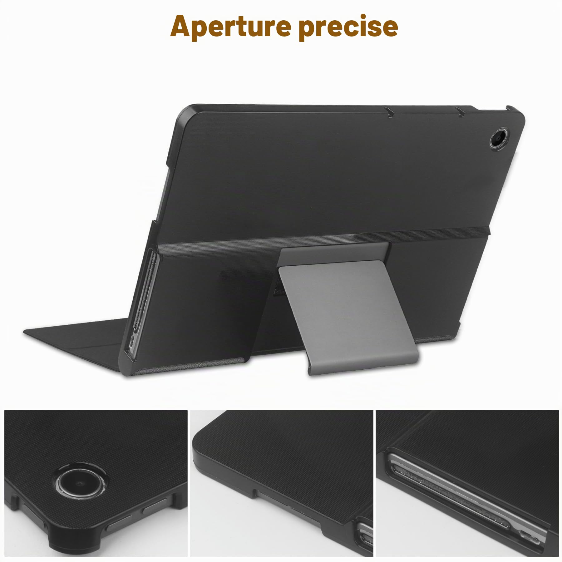 Cover per Lenovo Tab plus 11.5'' (2024) custodie +1 Pezzi Vetro Temperato,Gomma Protezione Protettivo,Ultra Sottile Antiurto Anti-Graffio TPU Flessibile Case -Grigio