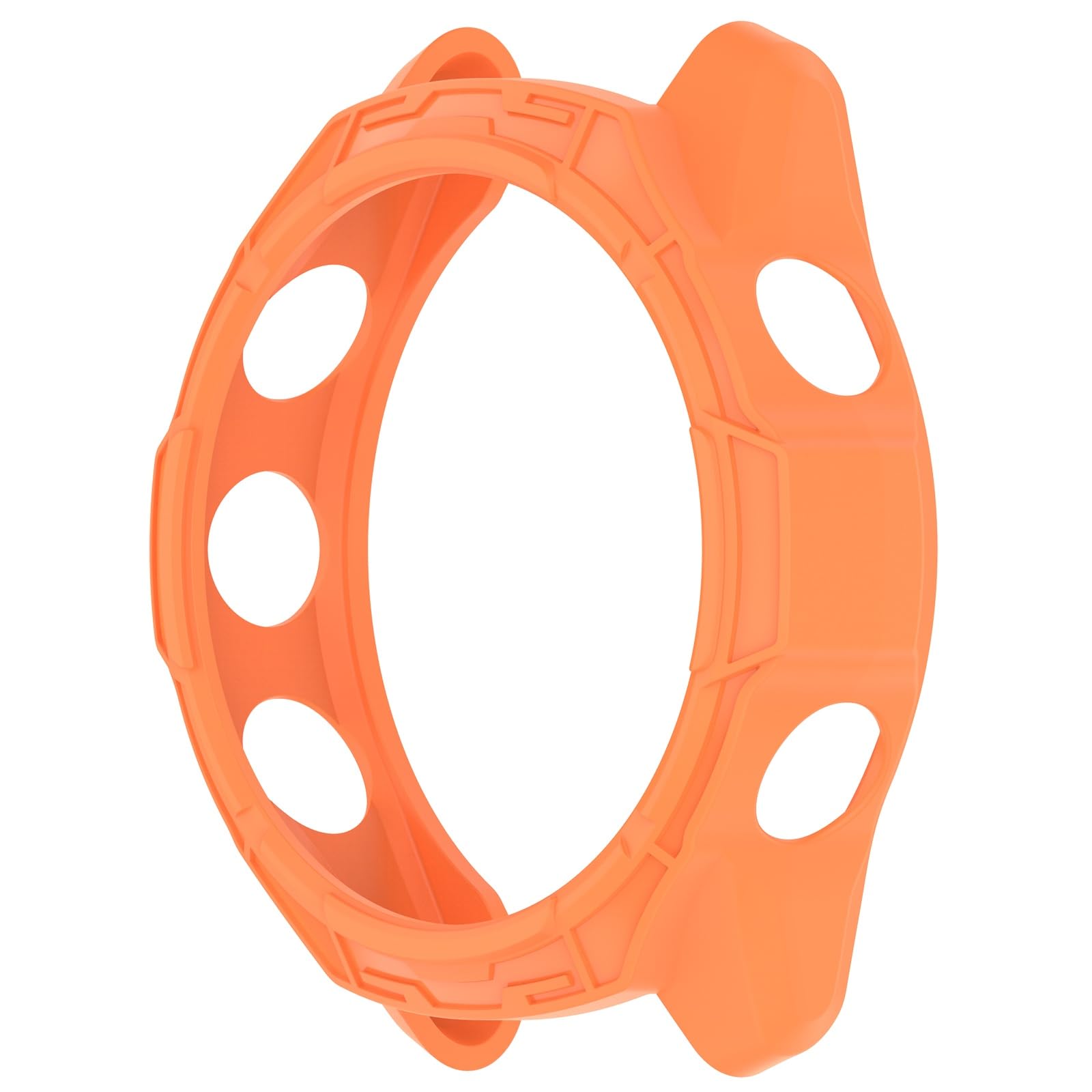Xjdzineq Impacts Resistance Semi Enclosed Shell Watch Casing Protective Sleeve Guard Cover Skin Hollowed Cutout for 570 42mm 47mm Hollowed Design Watch Protector