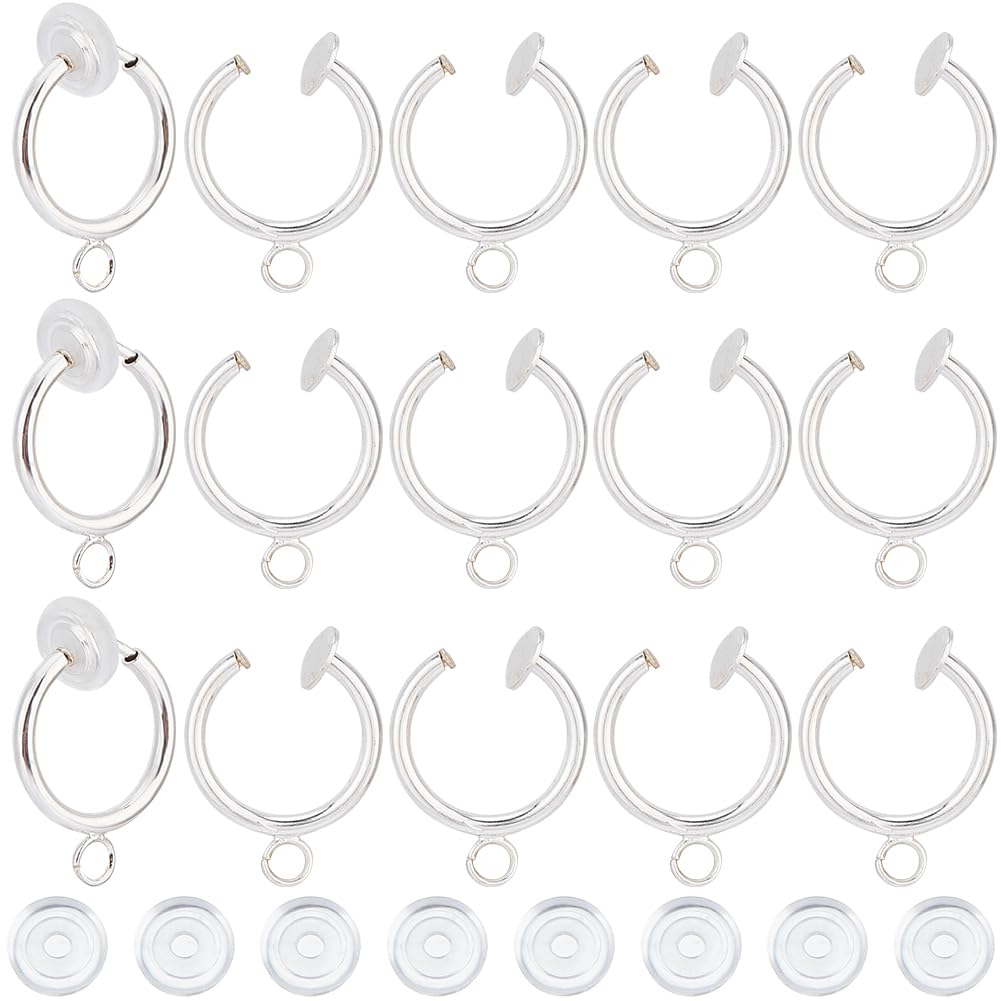 Clips de boucles d'oreilles en laiton pour fabriquer vos bijoux de soirée faits main