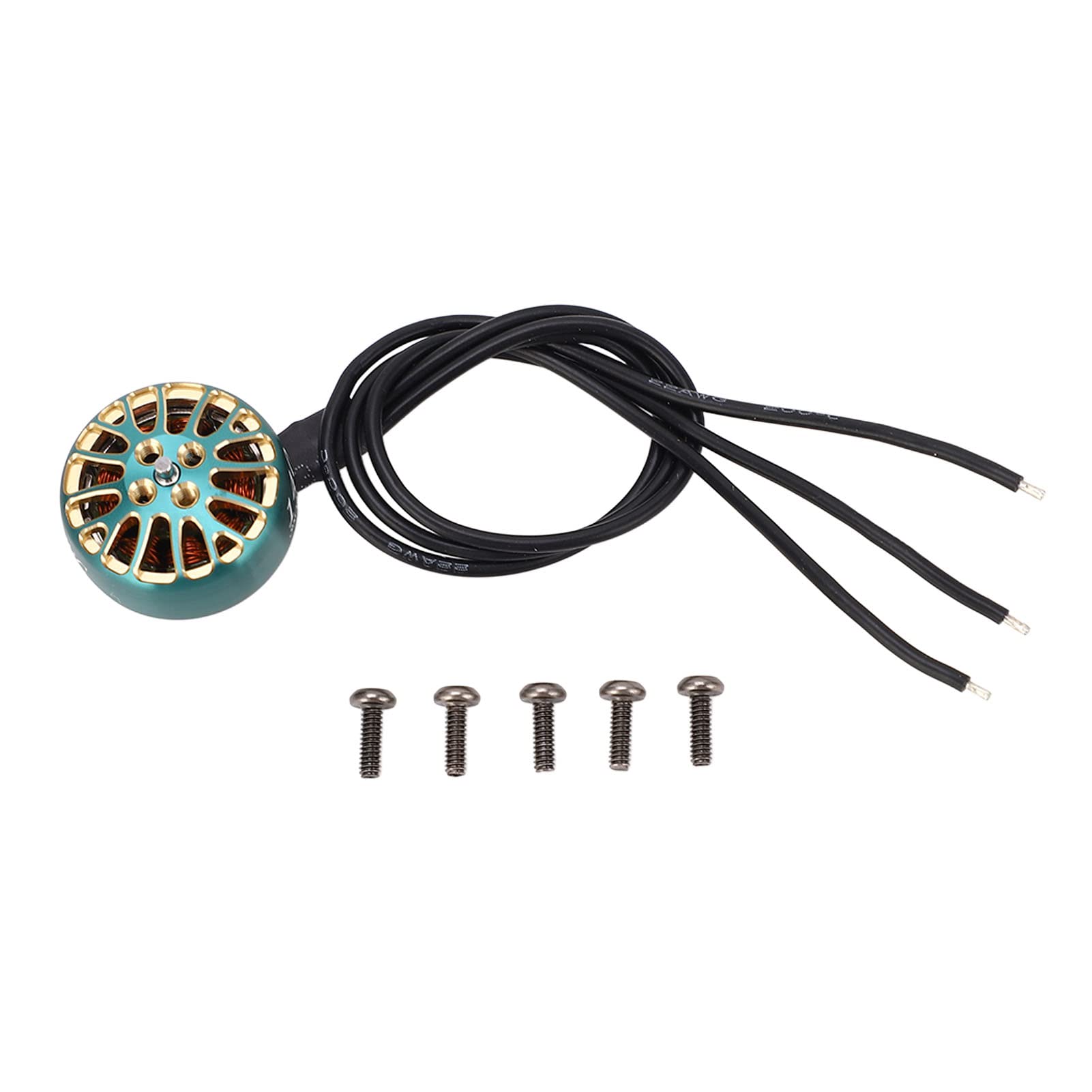Keenso FPV Racing Drone Brushless Motor, resistente motore brushless 9N12P forte potenza per 2 a 4 pollici FPV Racing UAV (4600KV)