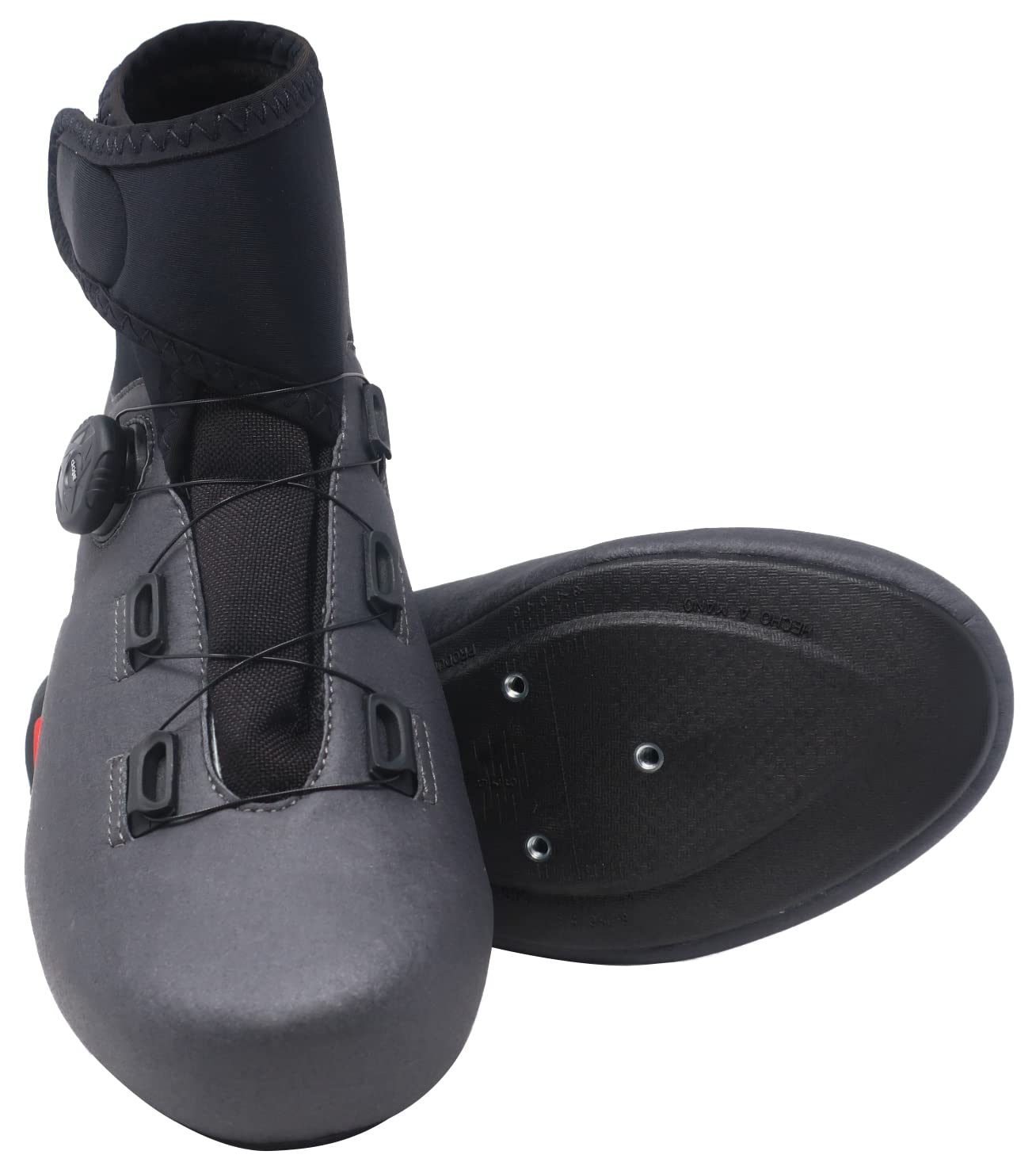 LUCK Fly Horma Ancha, Zapatillas de Ciclismo de Invierno para Carretera, con Suela de Carbono y Goretex.