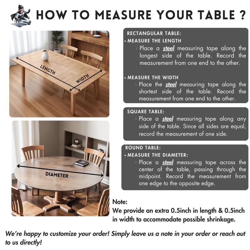 Image of MR.CLEAR Max Shield | India's 1st & Only Antibacterial Table Cover | (47 x 36 Inches, 2mm) | 4 & 6 Seater Waterproof PVC Cloth | Office & Home Dining Tables Top Thick & Water Proof Clear Protector