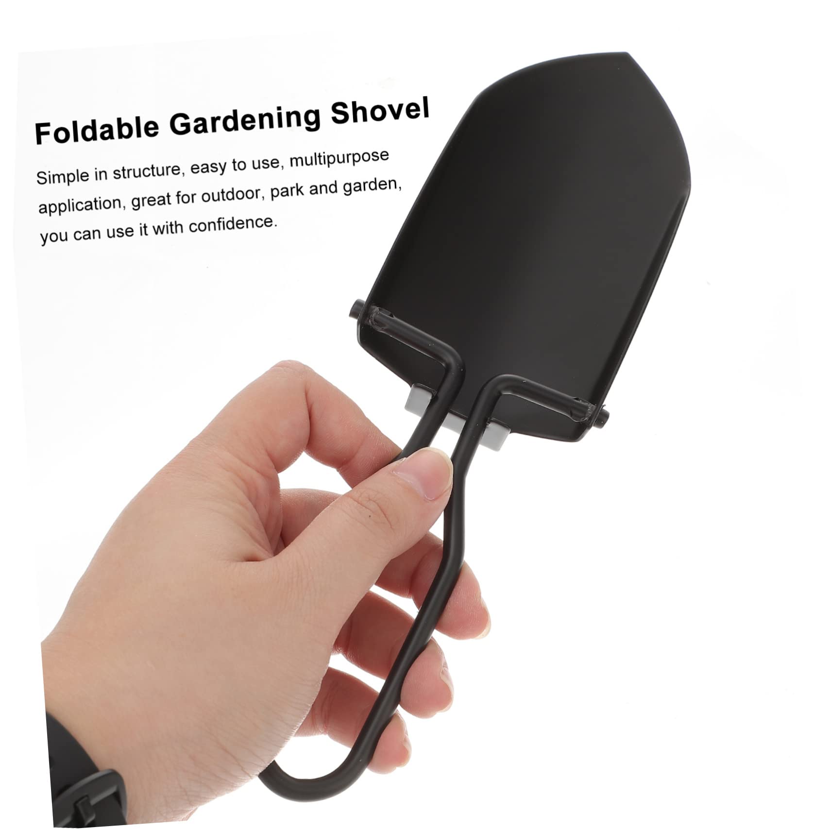 BESPORTBLE 5 Pz Pala da Giardinaggio Pala da Campeggio all'aperto Zaino all'aperto Zaino Tote Attrezzi Giardinaggio Kit Giardinaggio Pala da Giardino Pieghevole Pala Pieghevole Stoffa Black