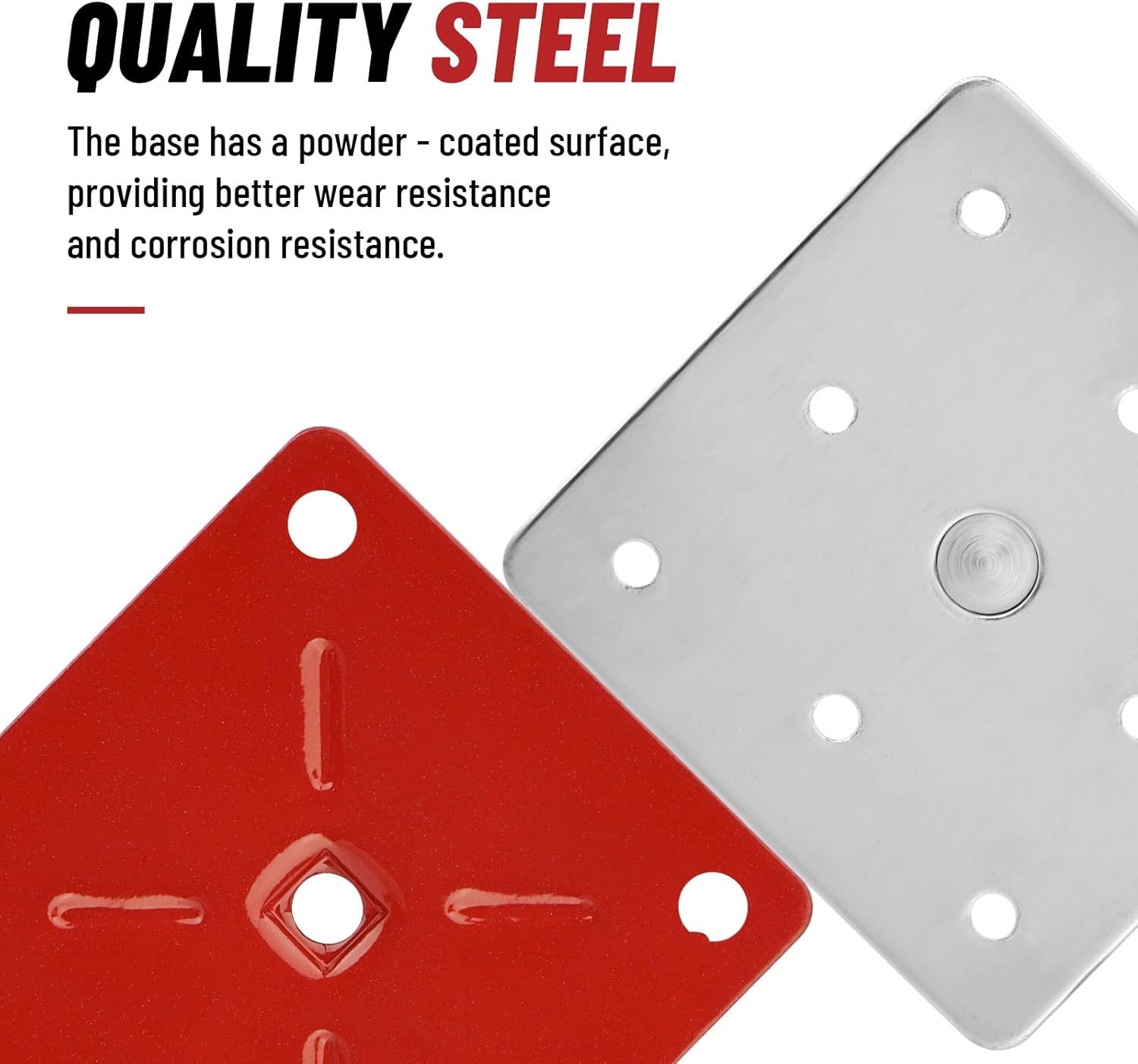 5-8" House Floor Jacks Adjustable Screw Jacks Post, Foundation Jacks for Leveling The Basement Floor, Load Capacity 5000lbs, 4PCS