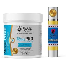قناع Kachita Spell New Hair Treatment MirrorPRO سعة 16 أونصة، زيت أرجان مغربي فائق اللمعان واللمعان للشعر والبشرة، مرطب نقي 100% من الدرجة الممتازة