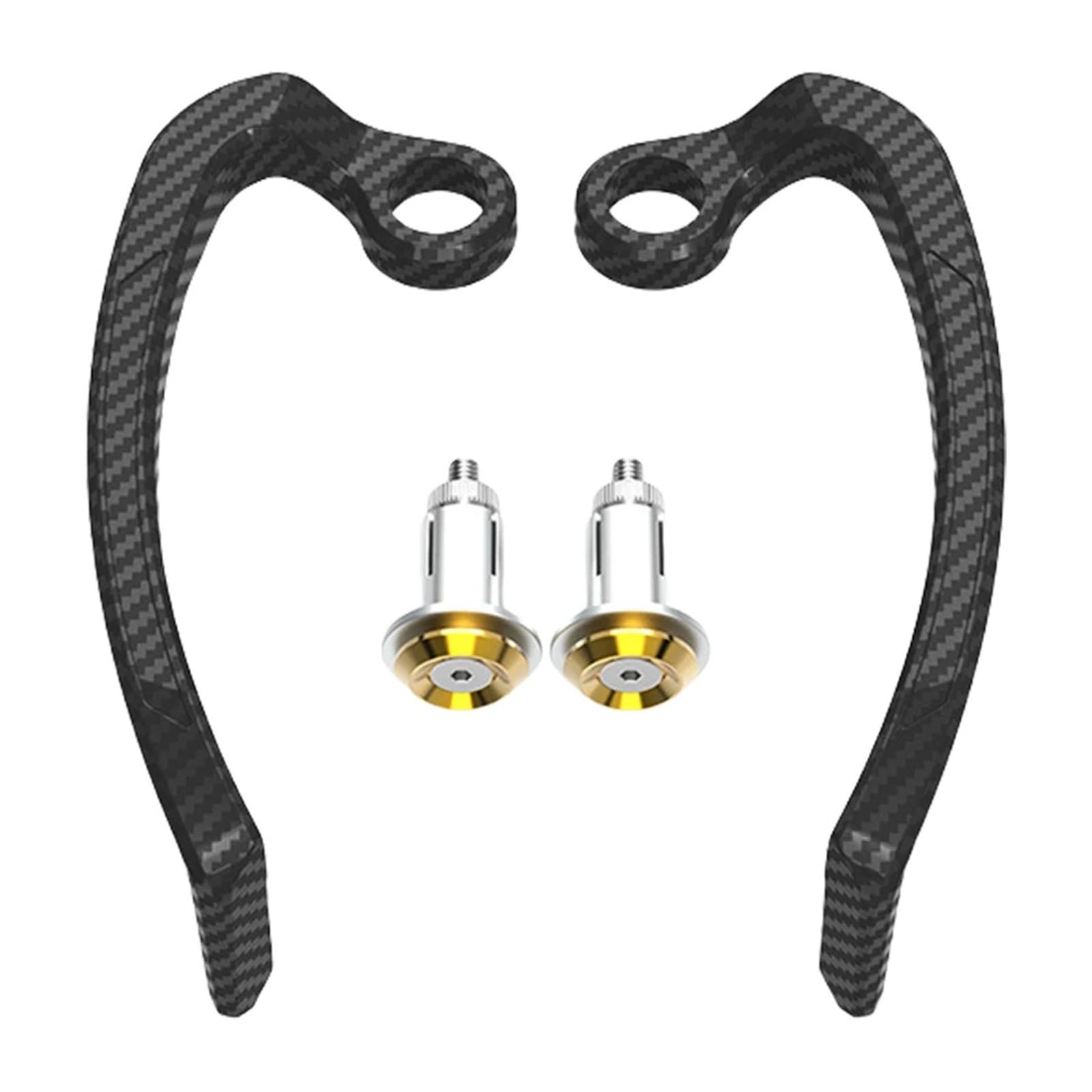 Mreqning Golden Motorcycle Lever Guard Universal Cnc Aluminum Alloy Motorcycle Accessories Handlebar Bow Grips Brake Clutch Levers Modification Protective.