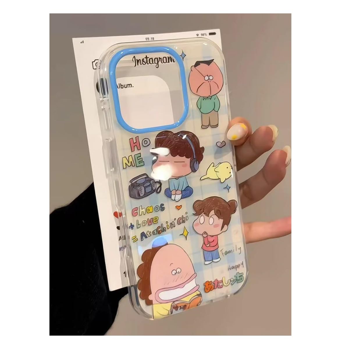 あたしンち スマホケース iPhone16/15/14 たちばなみどり 携带ケース スマホカバー TPU シリコン 軟殻 携帯カバー 軽量 薄型 萌えグッズ 脱着簡単 指紋防止 全面保護 多機種対応 誕生日 プレゼント (for iPhone 15)