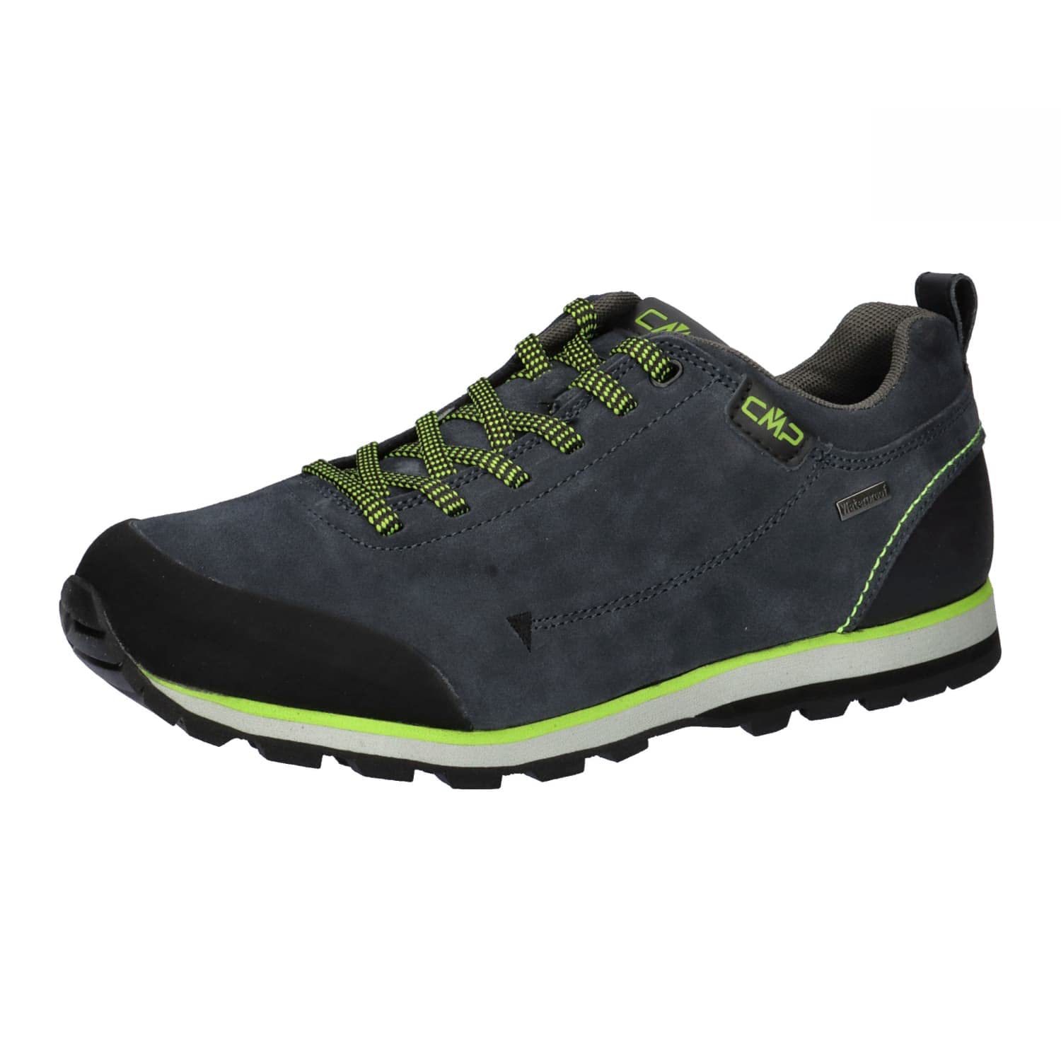 CMP Men's Elettra Low Hiking Shoe WP Trekking, Titanium-Limegreen, 11 UK