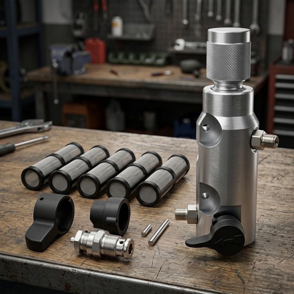 Edelstahl Saugfilter Set 3/4 Zoll mit Rückschlagventil