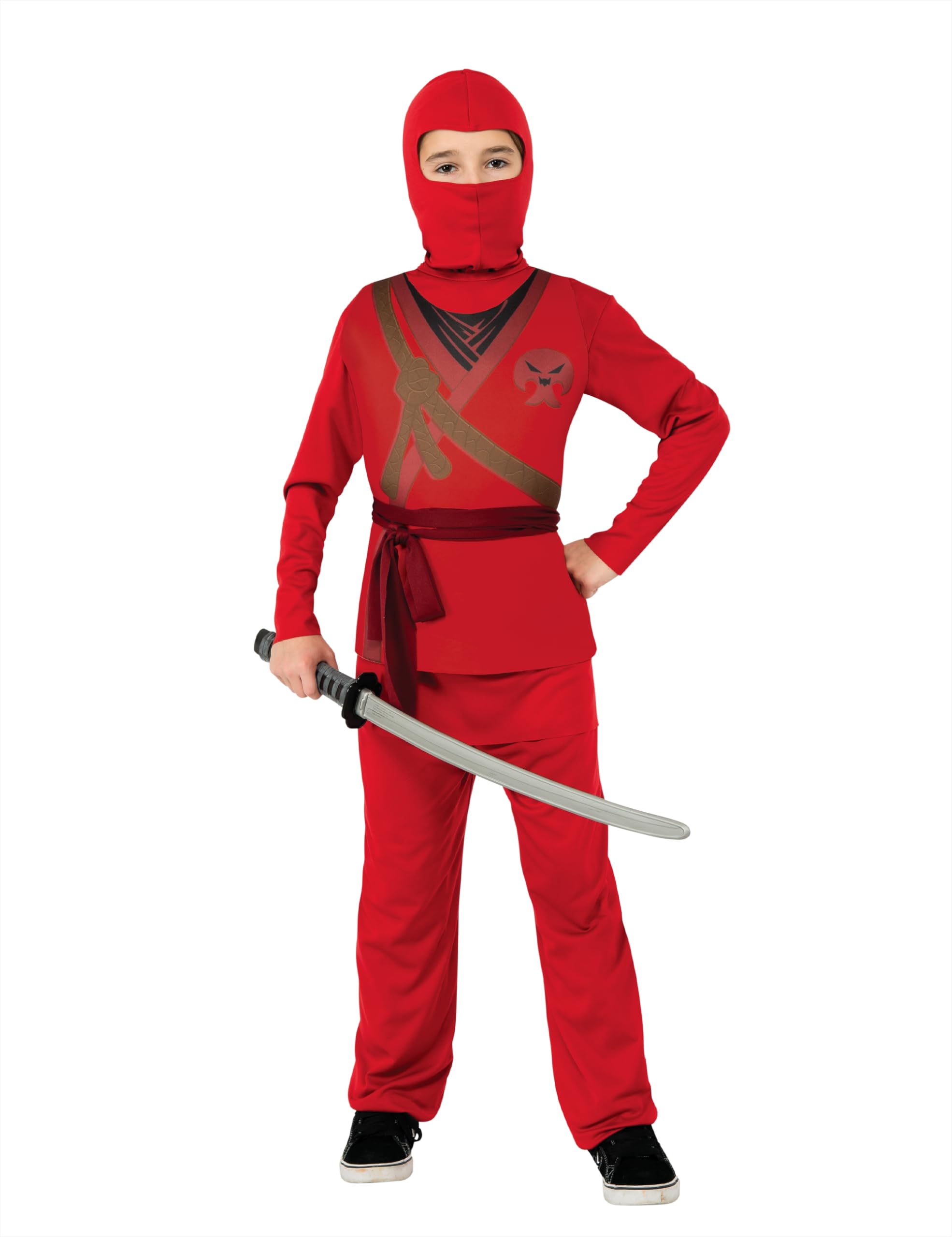 Ninja Costume (Red, Small)