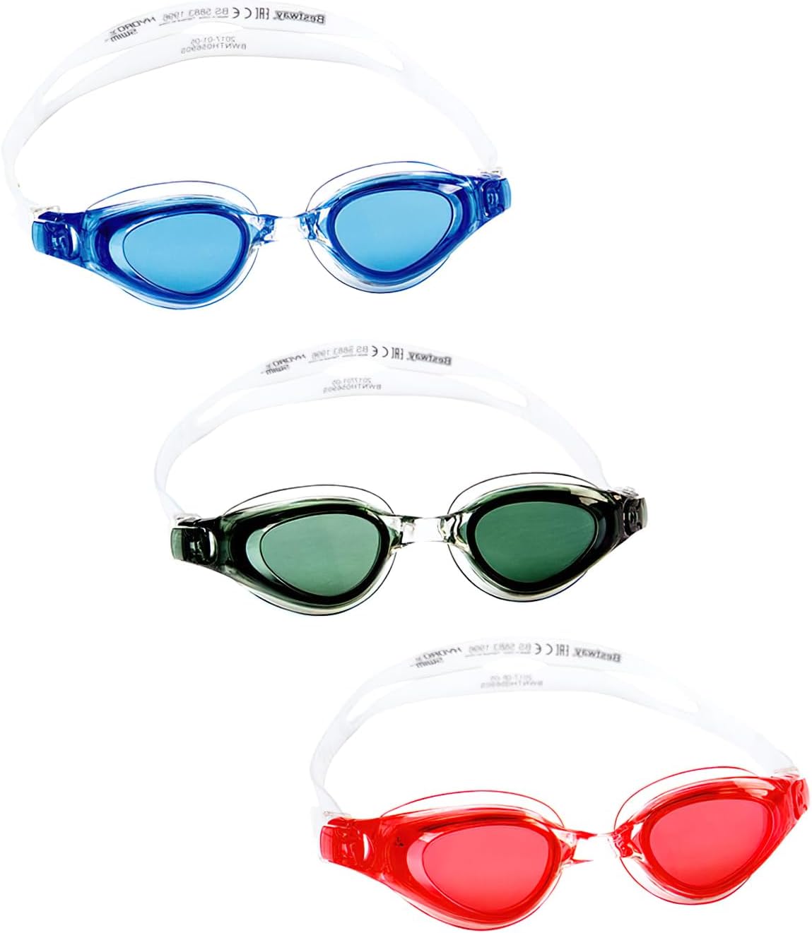 Bestway Hydro-Swim Swimming Goggles Kids Wave Assorted