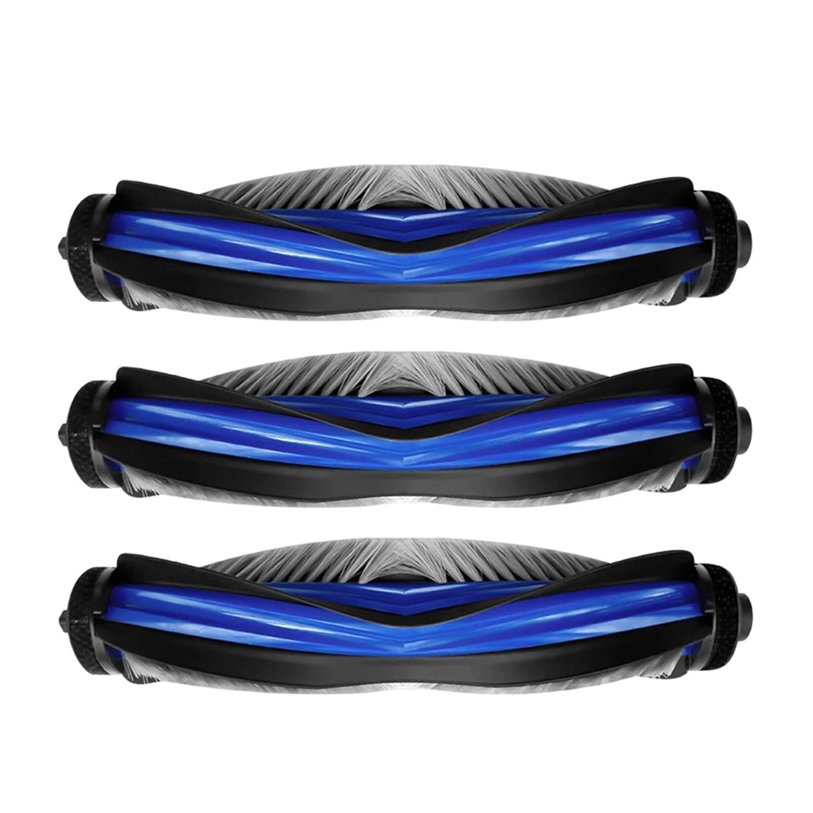 CJXYOPLAMFS Replacement Main Brush ，Compatible For Ecovacs，Compatible For Deebot， T30C T50 Pro For OMNI T80 X8 Robot Vacuum Cleaner Nylon Roller Sweeping Parts(3pcs)