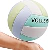 Professional Volleyball, Official Volleyball – Game Ball for Teenagers, Beginners, Sports Trains, Gym, Beach, Soft PU Leather Ball for Young Adults, Girls, Boys and Girls