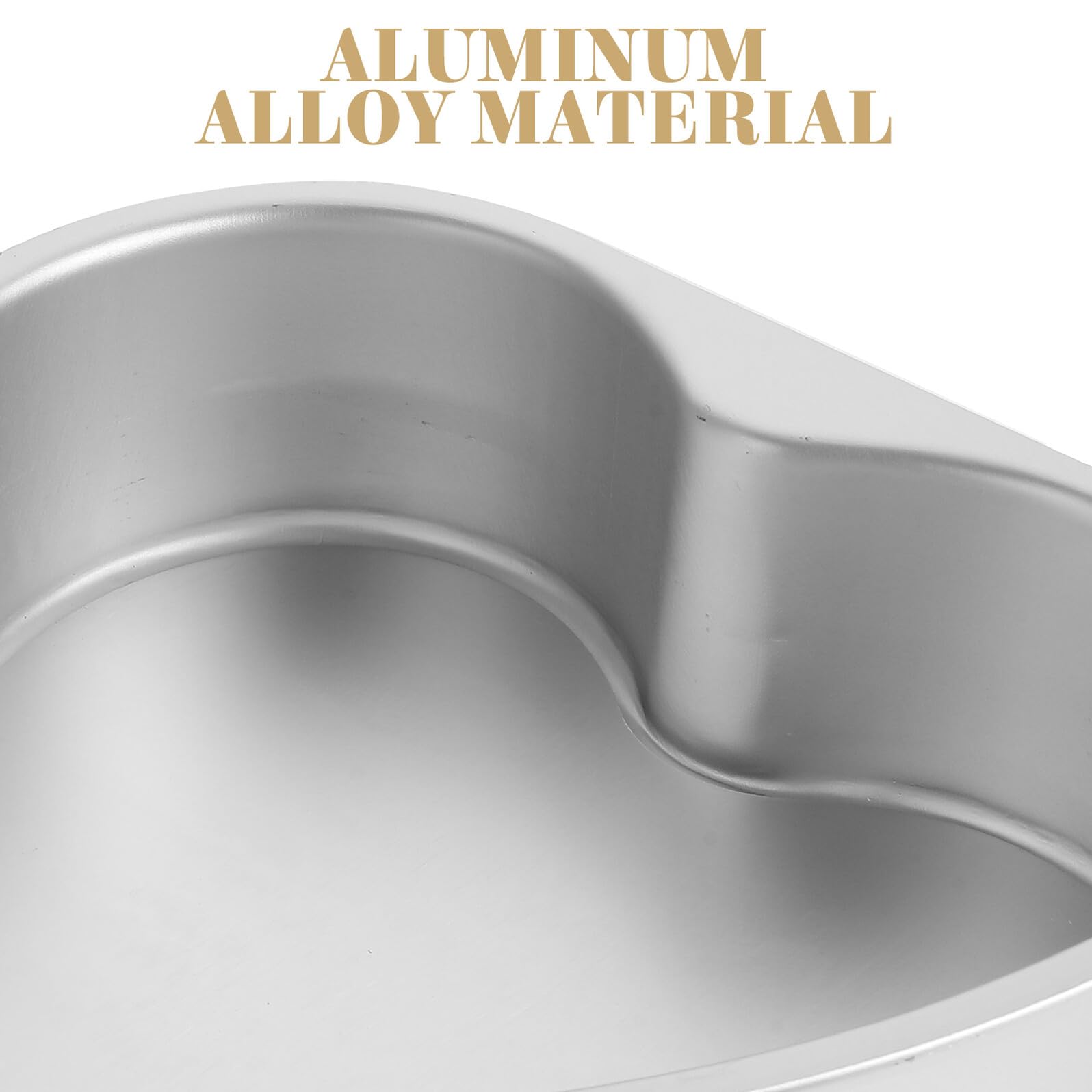 Molde Desmontable para Tartas Forma de Corazón de Molde Antiadherente para Repostería DIY para Bizcochos Mousse y Galletas Cocina Doméstica