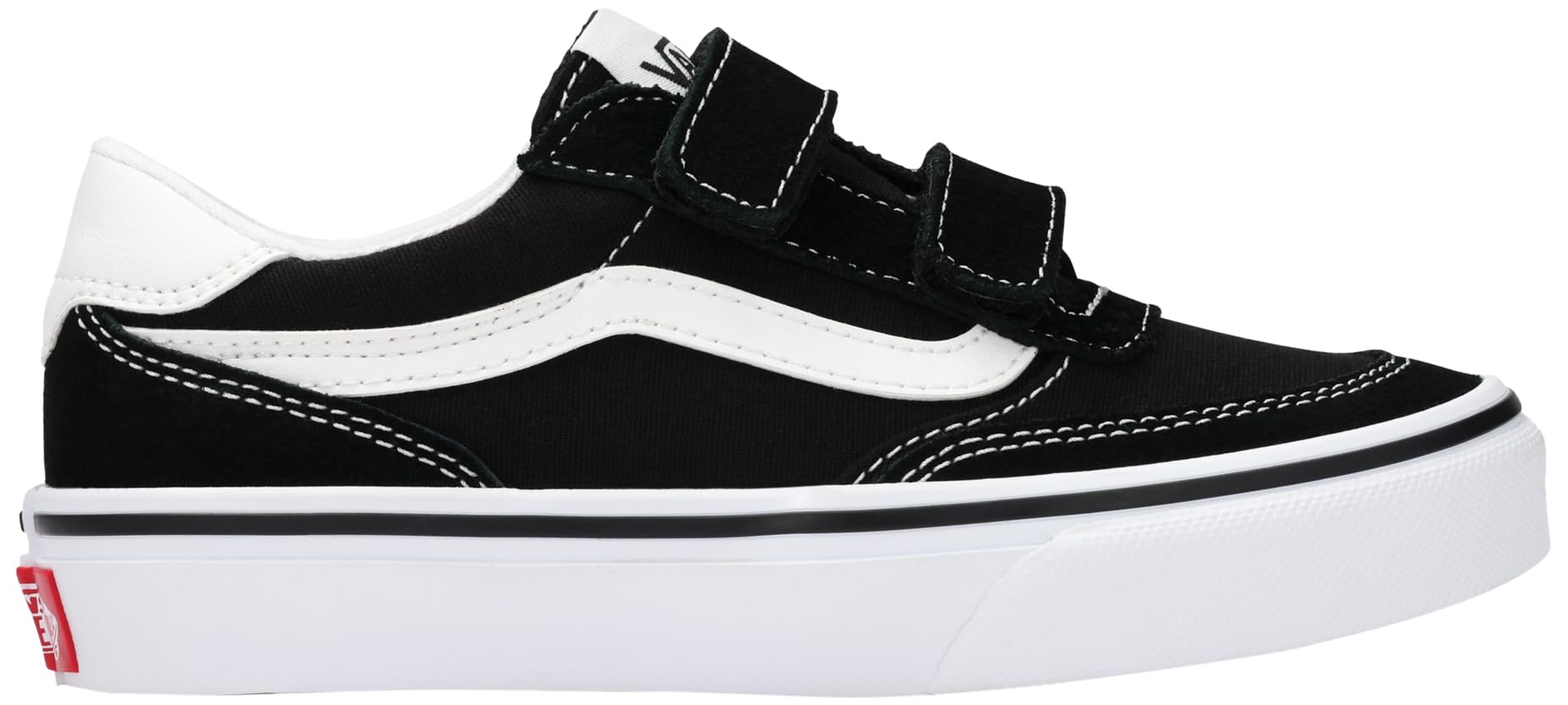 Vans Unisex Kinder Brooklyn Ls V Sneaker, Czarno-biały, 37 EU