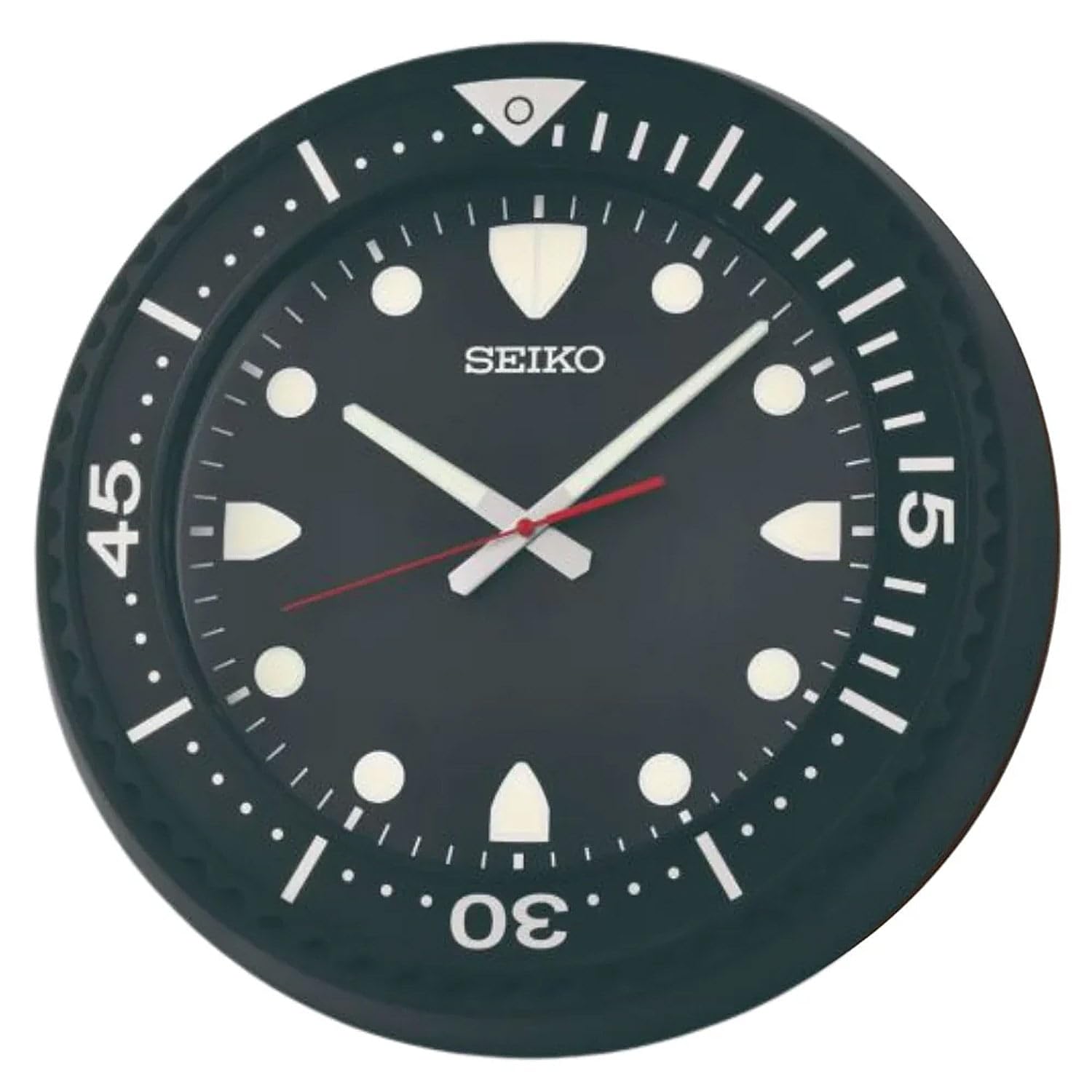 Seiko Clock Wall Clock Black