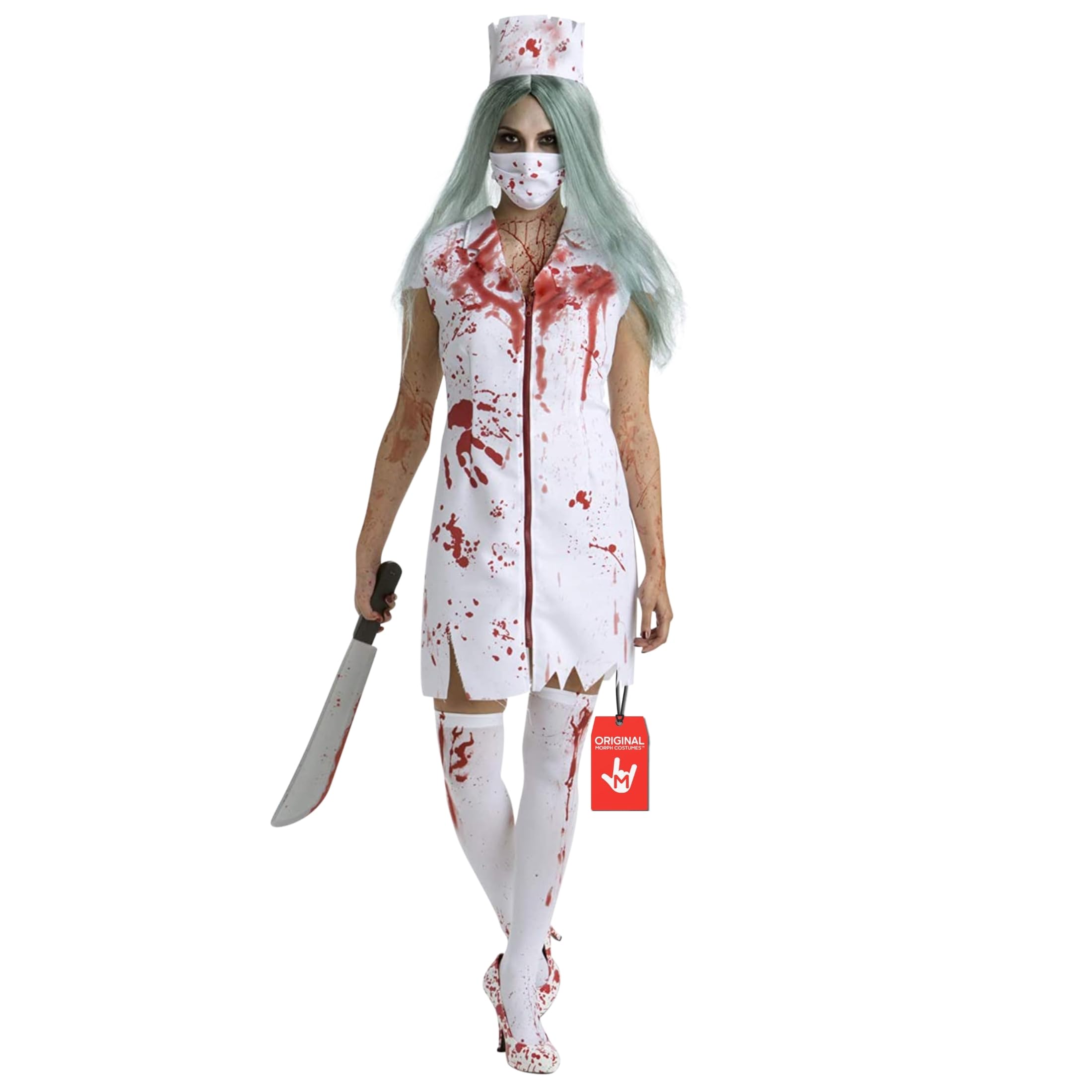 Morph Halloween Zombie Nurse Costume, Halloween Nurse Dress, Zombie Woman, Nurse Costume, Halloween Nurse Kit, Halloween Nurse Kit