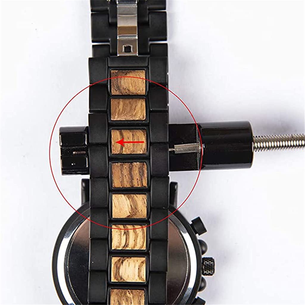 Uhrenarmband-Einsteller, Metall, verstellbar, Uhrenarmband, Verbindungsstift-Entferner, Reparaturwerkzeug, Öffner, Reparatur, Uhrmacherwerkzeug