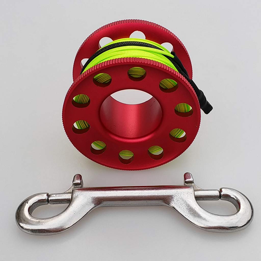 T TOOYFUL Rocchetti per Immersione in Relitto Subacquea Rosso