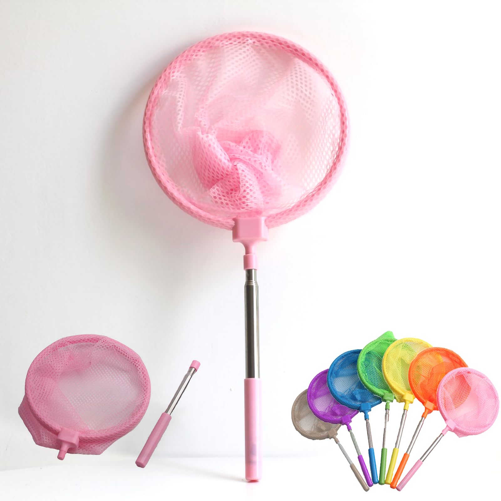 最終値下げ!虫取り網 ピンク 虫網 虫取りアミ 昆虫 昆虫採集 子供 伸縮 Amazon | Bornoon 虫取り網 虫網 4段伸縮 おもちゃ 昆虫ネット 虫とり