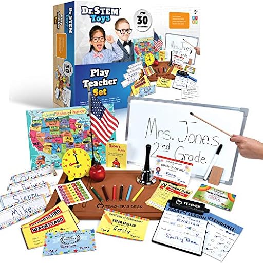 Dr. STEM Toys | Juego de rol para profesores que incluye pizarra blanca reutilizable, campana, tarjetas de informe, para el hogar o el aula, más de 30 piezas incluidas | Ya disponible en tu tienda friki favorita! En mundofriki.es! Dr. STEM Toys | Juego de rol para profesores que incluye pizarra blanca reutilizable, campana, tarjetas de informe, para el hogar o el aula, más de 30 piezas incluidas | Ya disponible en tu tienda friki favorita! En mundofriki.es!