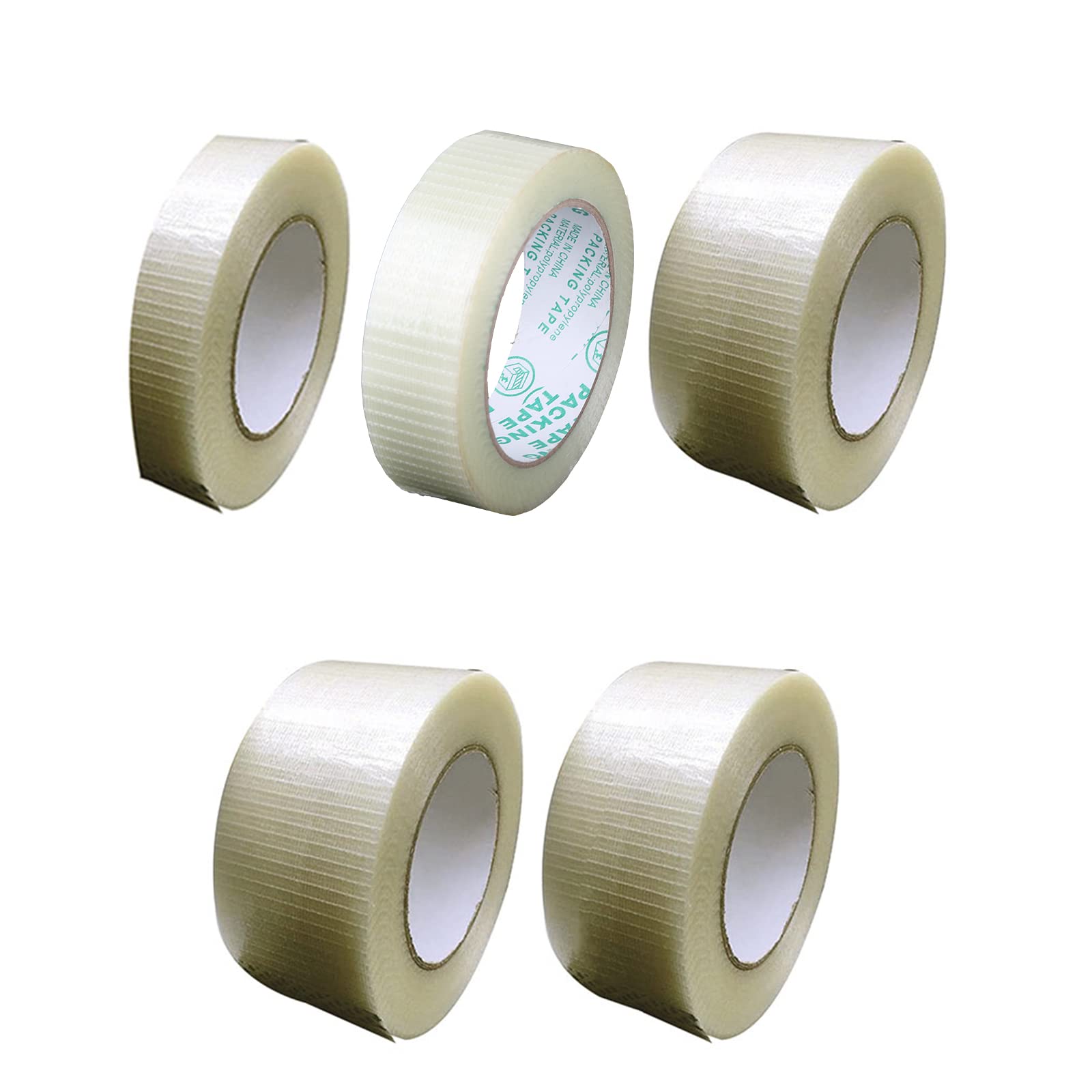 Ruban de cerclage renforcé en fibre de verre transparent bidirectionnel