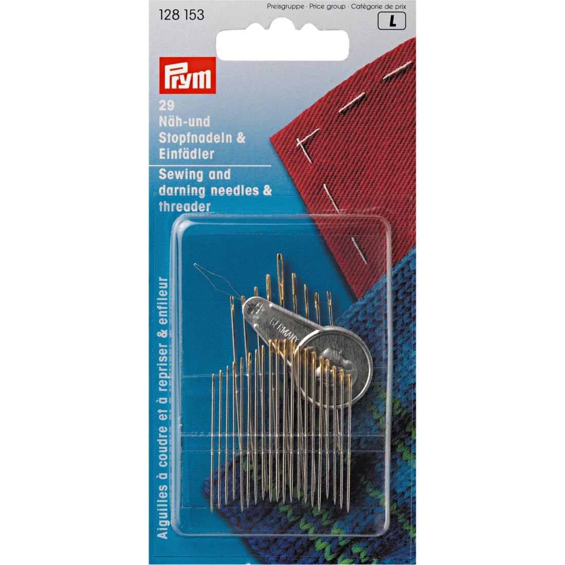 Hand Sewing/Darning Needles Ass. HAT with Threader
