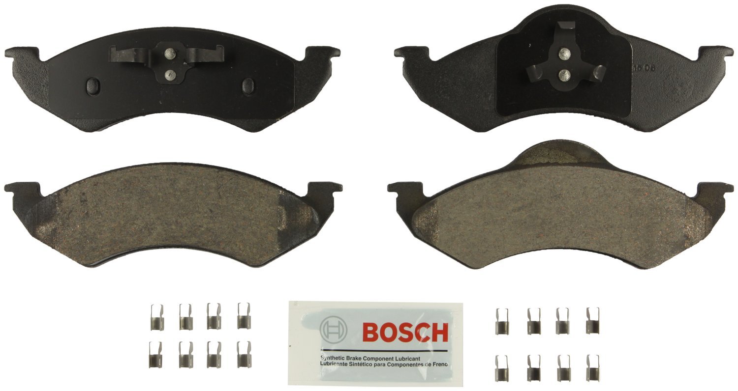 Bosch BE1324H Blue Disc Brake Pad Set with Hardware - FRONT — view 167
