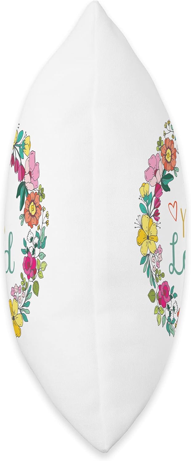 96 Years Loved Cool Flowers Pattern Grandma 96th Birthday Throw Pillow