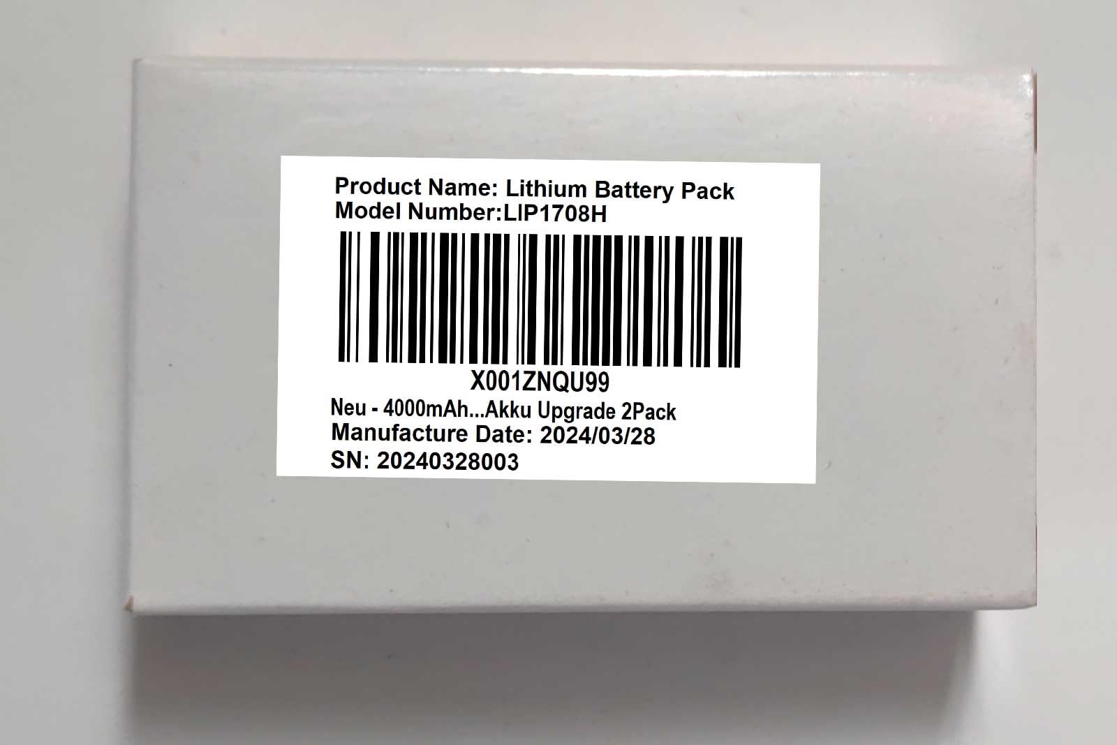 PS5 Controller Batteria 4000mAh, Sostituzione della per Sony Playstation 5 DualSense Controller CFI-ZCT1W Gamepad LIP1708 Batteria, confezione da 2