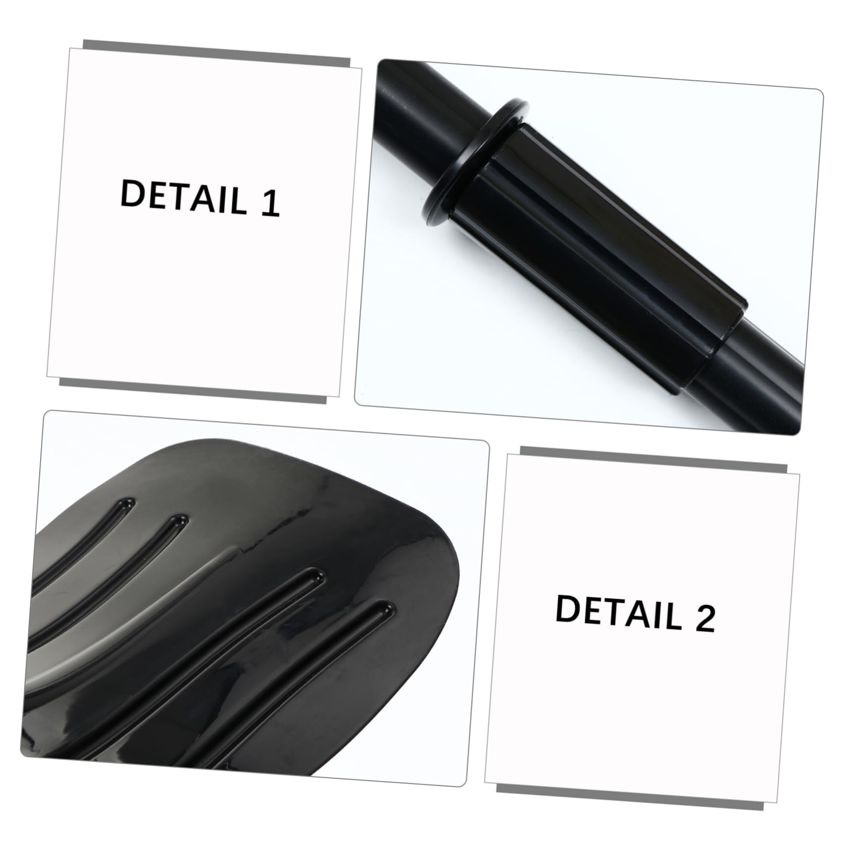 Toddmomy Professional Rowing Oars 2pcs/Set Easy to Carry Comfortable PVC Plastic for Kayak