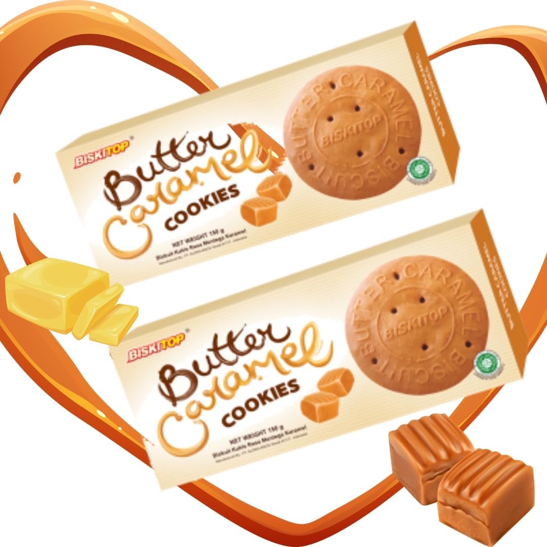 BiskitopFrix Butter Caramel Biscuits, 100 grams x 24 packets (Pack of 2)