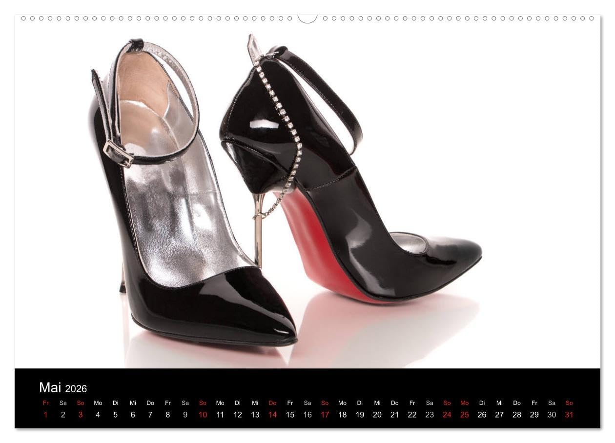 Farbenfrohe High Heels (Wandkalender 2026 DIN A2 quer), CALVENDO Monatskalender: High Heels können nicht nur sexy und erotisch, sondern durchaus auch farbenfroh sein. (CALVENDO Erotik)