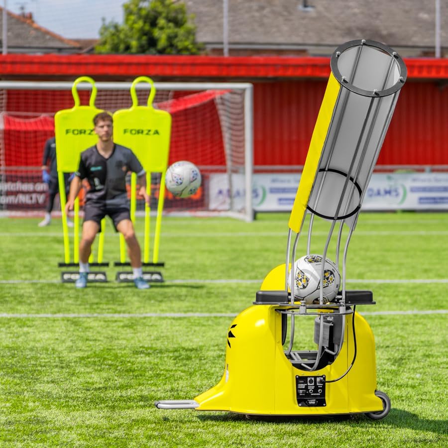 FORZA Soccer Ball Launcher, 360° Delivery, Remote Control, Fits Size 3/4/5 Balls, Optional Upgrades
