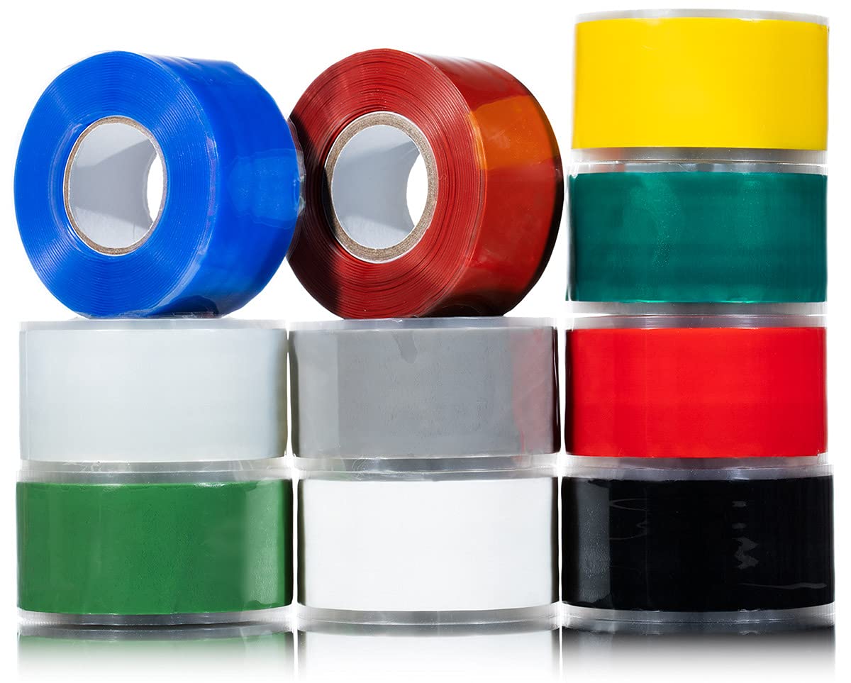 YoiYee waterproof self-amalgamating tape, siliconen rubber materiaal, self amalgamating, for plumber/stop leak/leaking pipe sealing/water broek repair/electrical cable isolation, 25mm