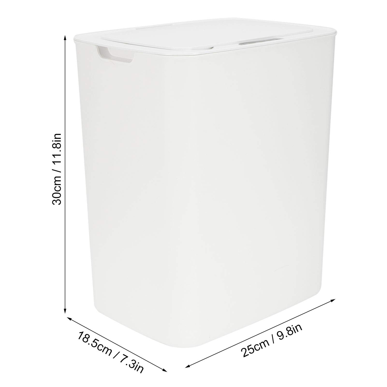 Sunicon 14L Automatic Trash Can, Home Automatic Infrared Sensor Trash Can Kitchen Bedroom Smart Garbage Bin Electronic Motion Sensor Automatic Trash Can for Kitchen Bedroom Home