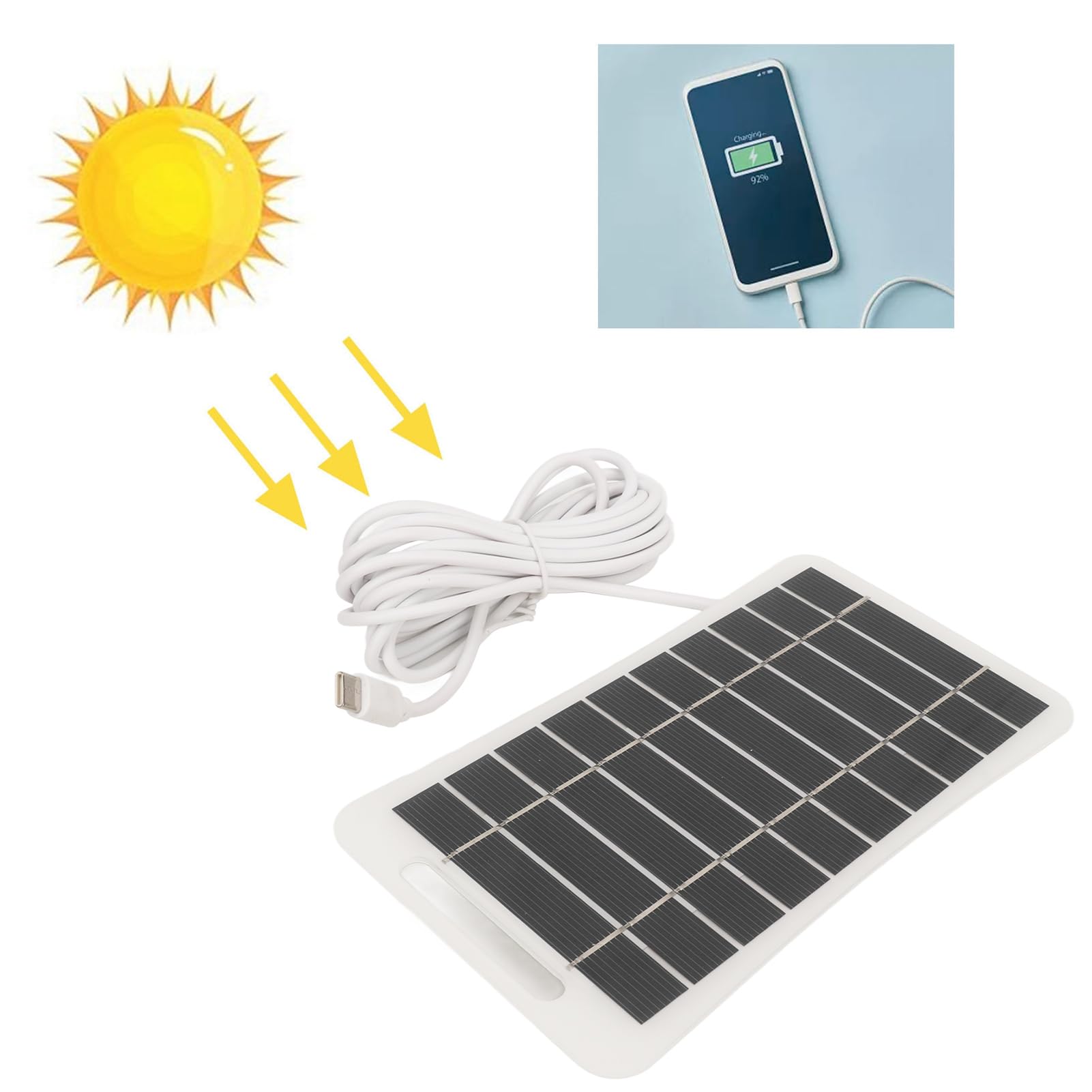 Oniissy 60 W Solarpanel, Für Wohnwagen, Auto, Van, Produktbild-Vorschau 2