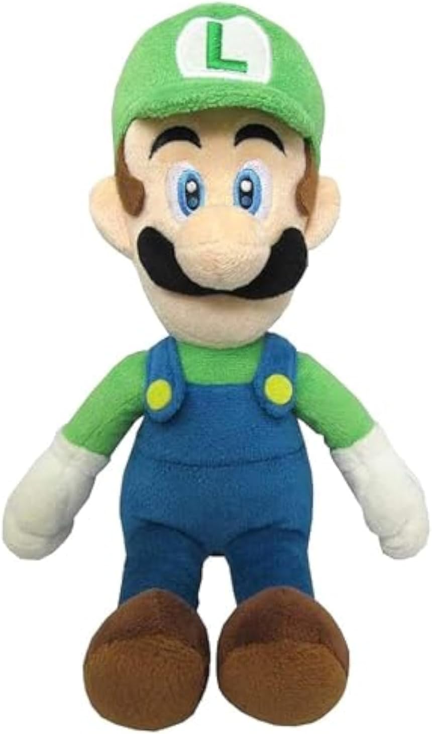 Super Mario Sanei Luigi 25cm Plush Officially Licensed